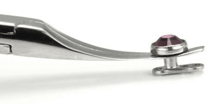 Thin 5" MicroDermal Pinzas de acero
