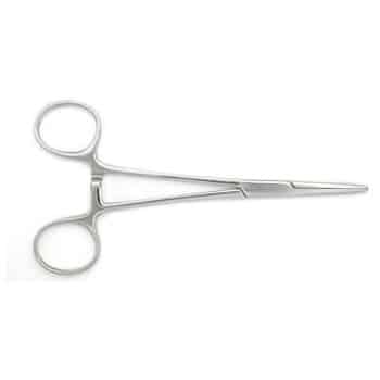 Pinzas hemostáticas Kelly de acero de 5-1 / 2 "curvadas