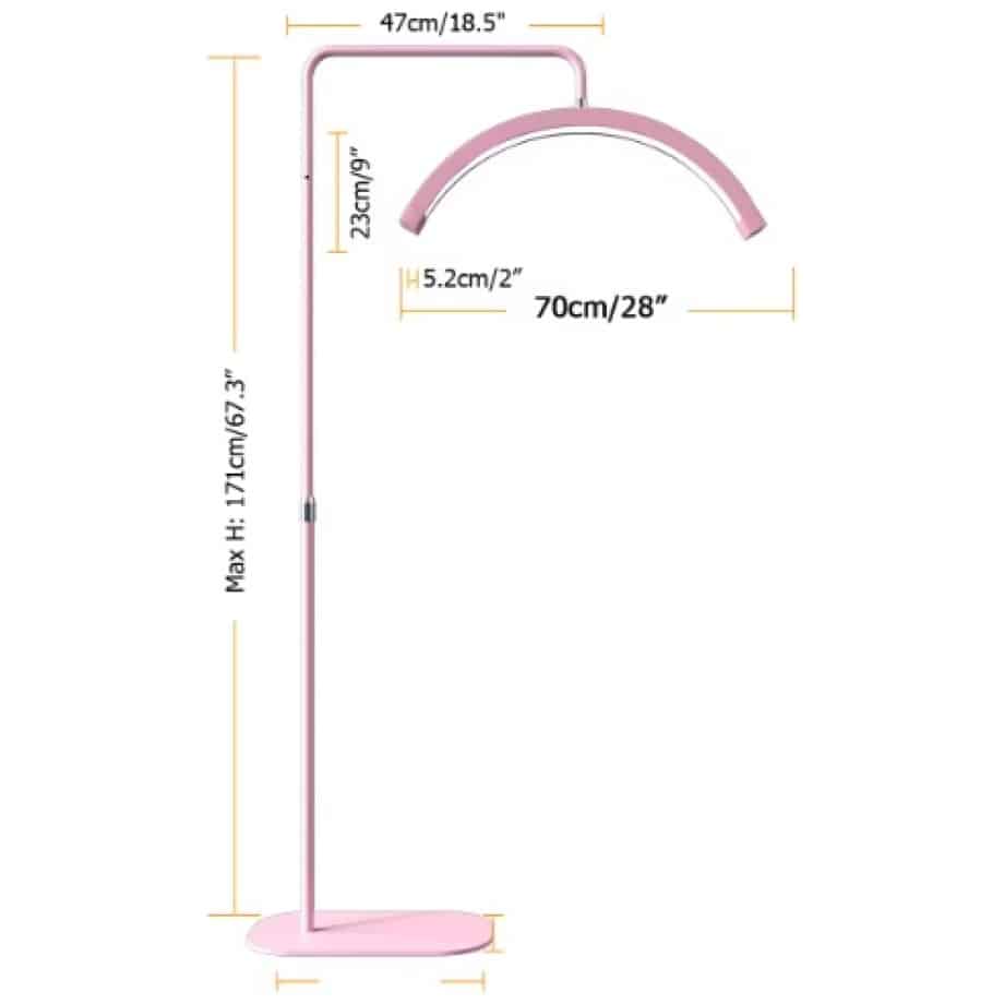 LAMP LUNA PINK 2