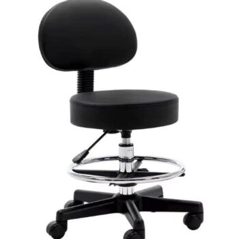 Silla con soporte redonda con ruedas