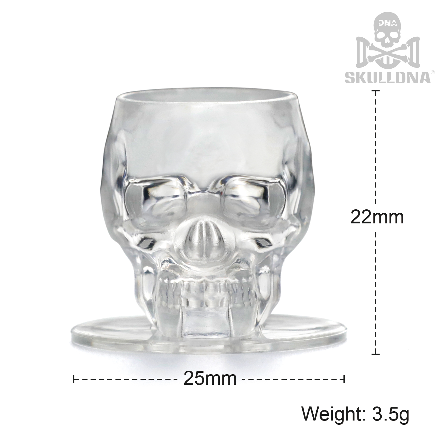 CAPS AVA CRISTAL skull