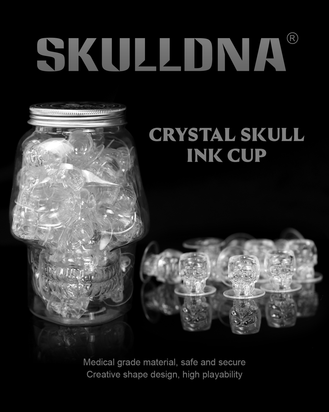 CAPS AVA CRISTAL skull